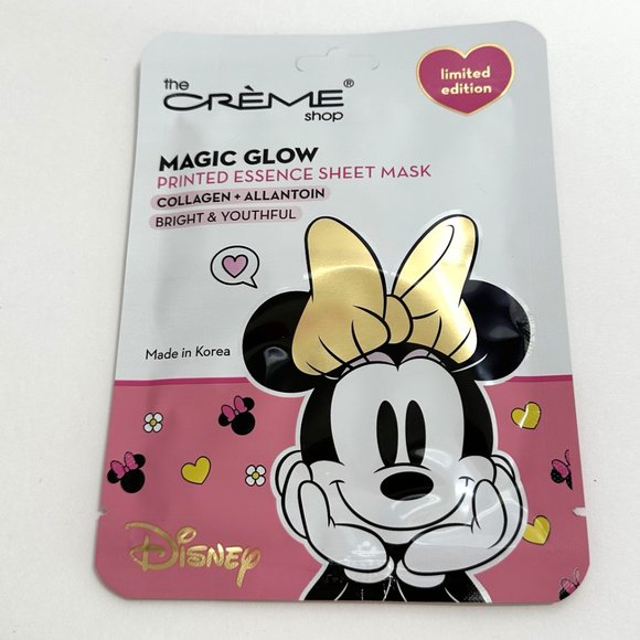 The Creme Shop Magic Glow Printed Essence Sheet Mask Minnie Mouse 3 pack - Picture 2 of 3
